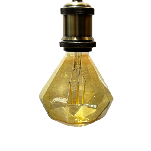 Lámpara diamante vintage 6W
